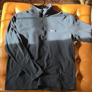 Patagonia Men's Navy Zip-Up Sweater